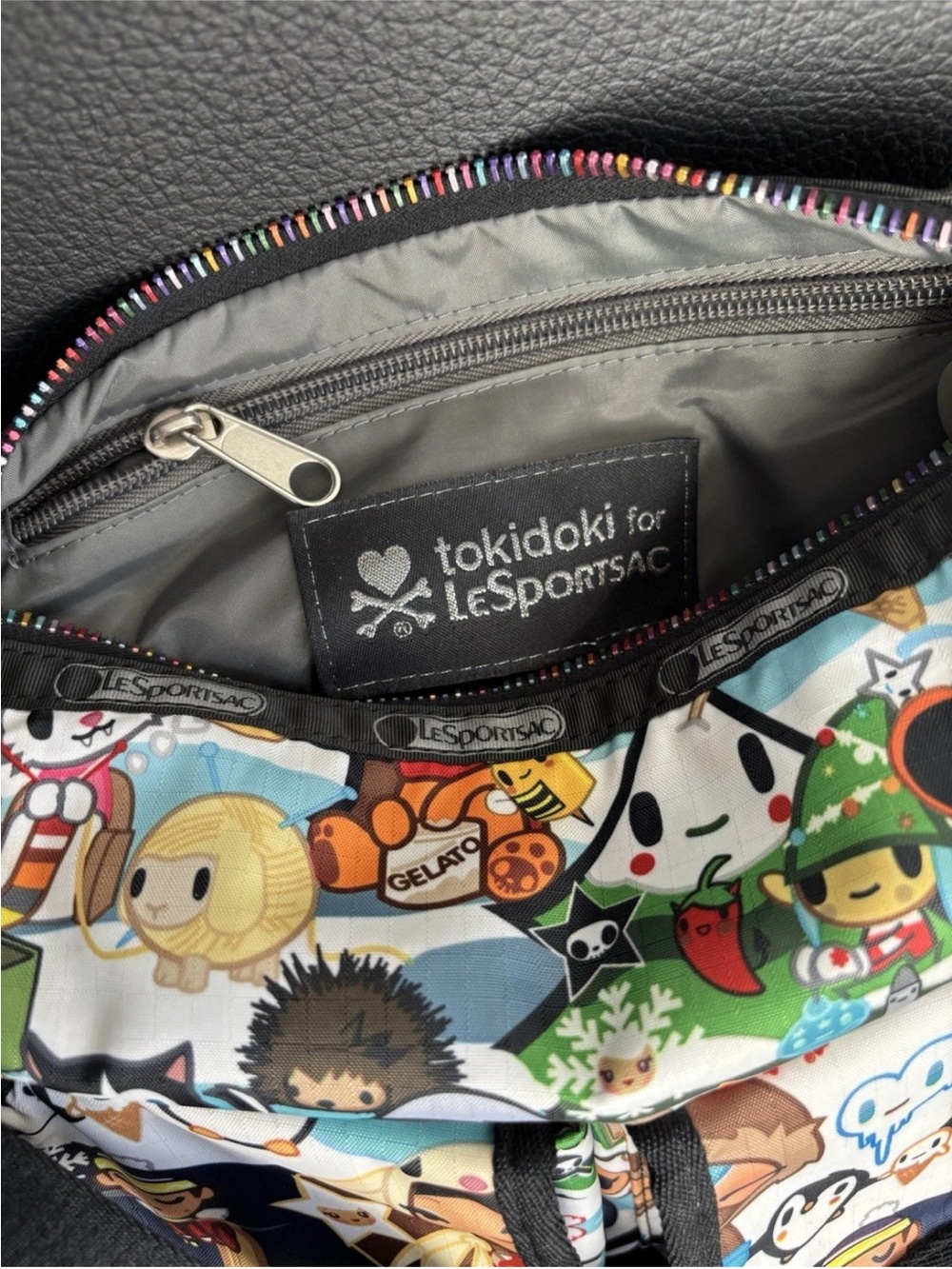 Lesportsac Tokidoki Multicolor Character Print Crossbody - Picture 5 of 10